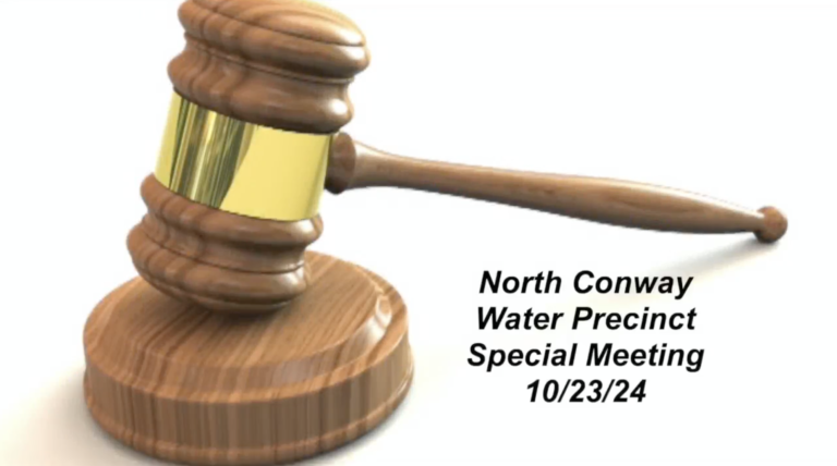 North Conway Water Precinct Special Meeting (10/23/24)