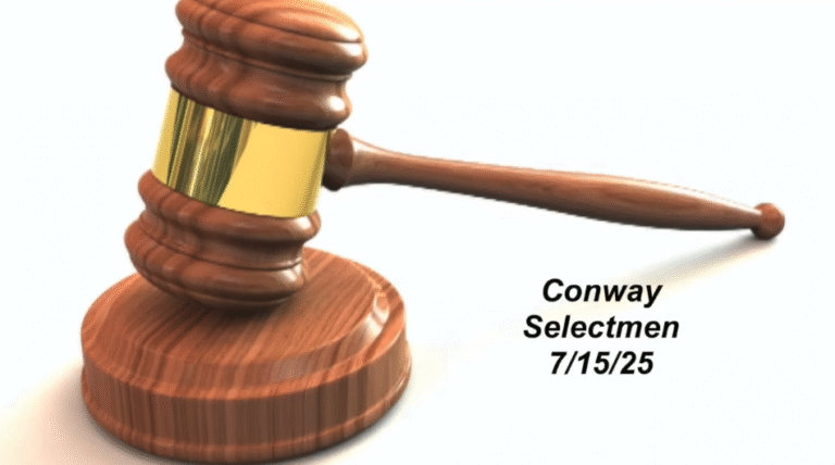 Conway Selectmen (7/15/25)