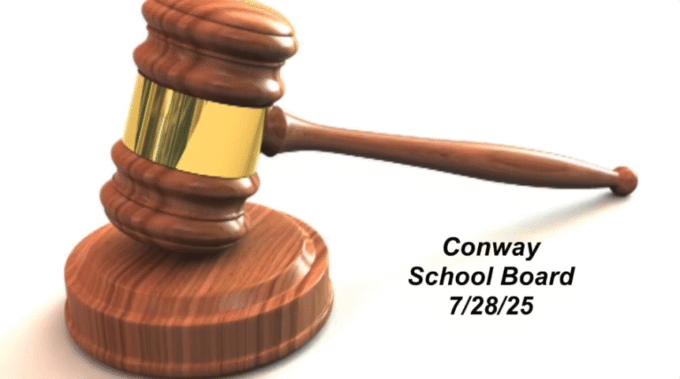 Conway School Board (7/28/25)