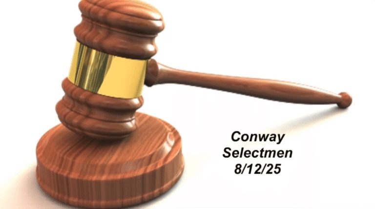Conway Selectmen (8/12/25)