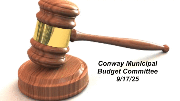 Conway Budget Committee (9/17/25)