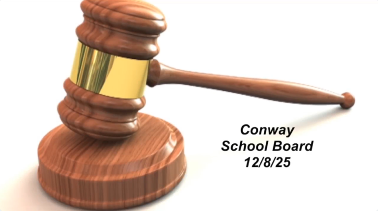 Conway School Board (12/8/25)