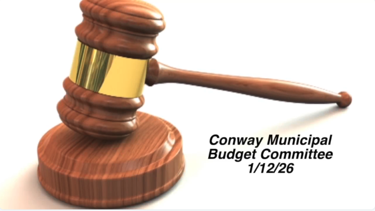 Conway Municipal Budget Committee (1/12/26)