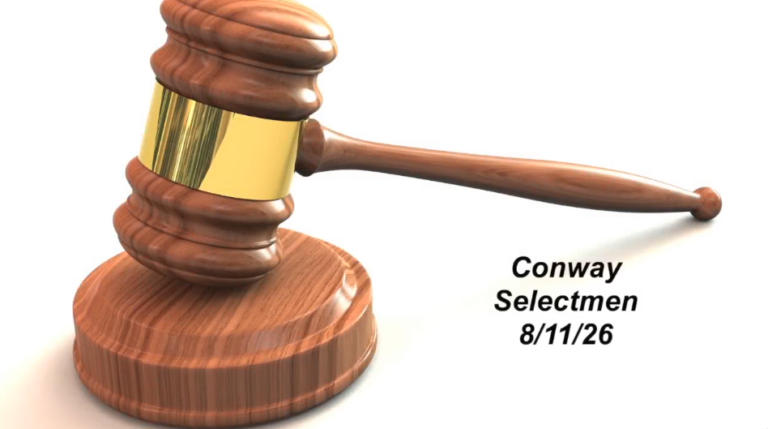 Conway Selectmen (8/11/26)
